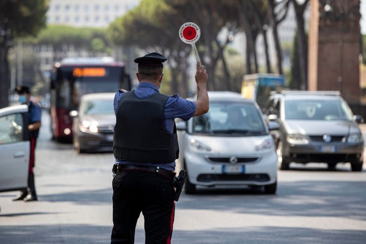 controllo dei Carabinieri