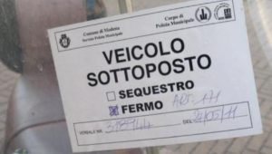 Fermo amministrativo veicolo