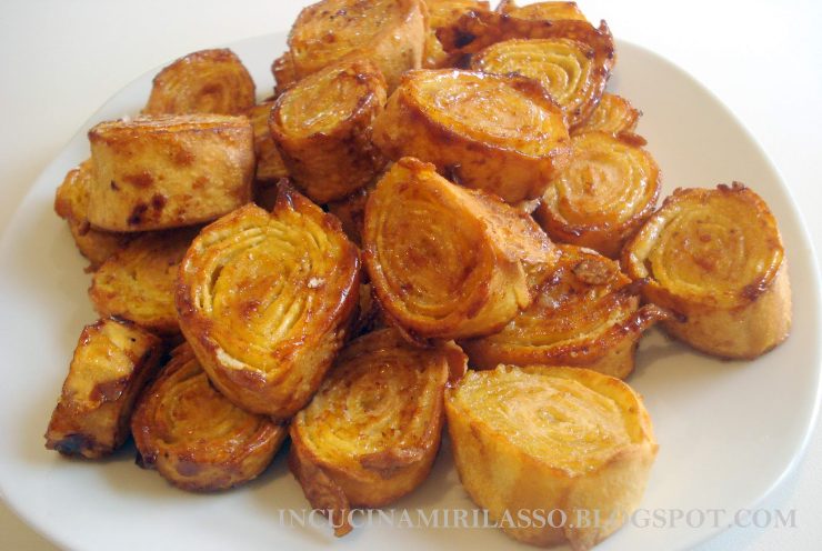 Le tagliatelle fritte pronte