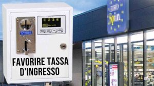 Da adesso si paga per entrare nel supermercato