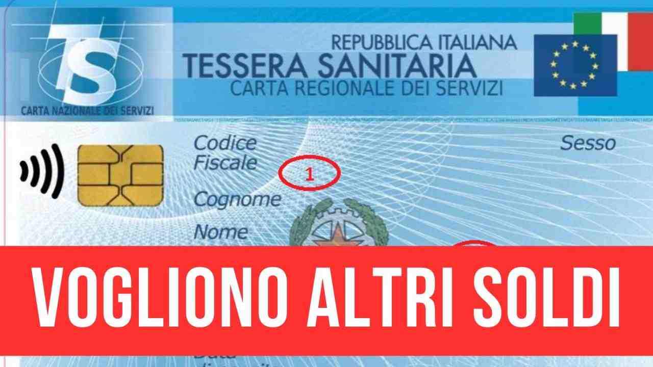 Tessera sanitaria nuova obbligatoria