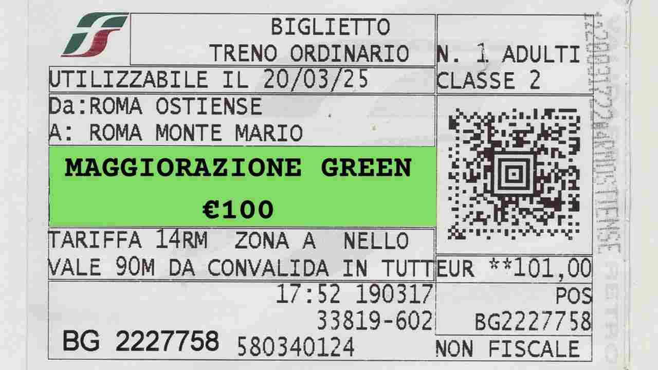 Clamoroso Trenitalia: da oggi dovremo pagare la MAGGIORAZIONE GREEN 